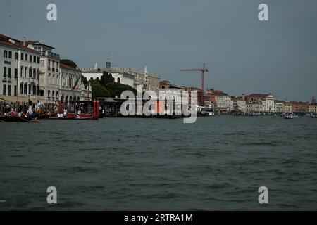 Venedig, Italia. 3 settembre 2023. Panoramica della città lagunare di Venezia. Crediti: Stefanie Rex/dpa/Alamy Live News Foto Stock