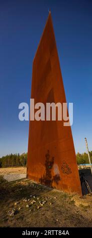 Il Rusty Nail, una torre di osservazione alta 30 metri sul Canale di Sorno, costruita in acciaio Corten. Il nome ha origine perché la torre è coperta da un Foto Stock