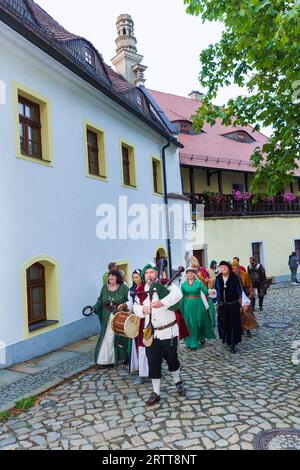 Old Town Festival Bautzen 2018, acqua, arte, luce Foto Stock