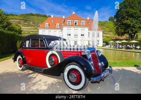 DEU Sachsen Radebeul (C Sylvio Dittrich +49 1772156417) Concours d'Elegance Horch 930 V anno 1937 il salone dell'auto d'epoca delle annate 1900 - 1945 Foto Stock