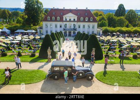 DEU Sachsen Radebeul (C Sylvio Dittrich +49 1772156417) Concours d'Elegance il salone delle auto d'epoca delle annate 1900 - 1945 automobilistico di prima classe Foto Stock