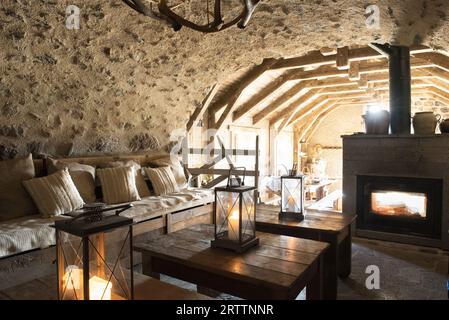 FRANCIA, CANTAL (15) AUVERGNE, PAILHEROLS, BURON DI BANE Foto Stock