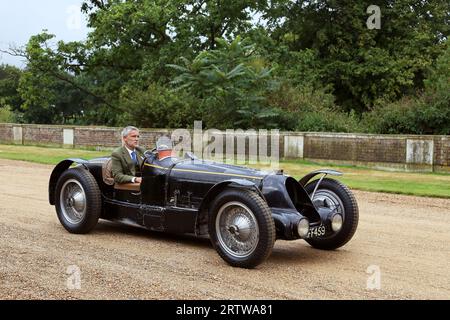 Bugatti Type 59 (1934) (Vincitore del decennio: Anni '1930), Concours of Elegance 2023, Hampton Court Palace, Londra, Regno Unito, Europa Foto Stock