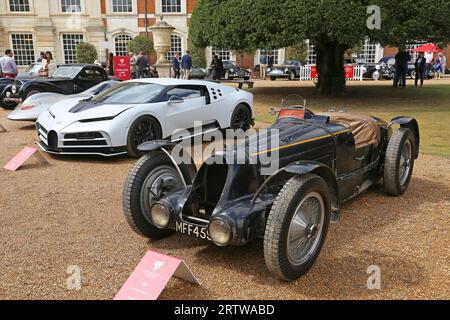 Bugatti Type 59 (1934) (Vincitore del decennio: Anni '1930), Concours of Elegance 2023, Hampton Court Palace, Londra, Regno Unito, Europa Foto Stock