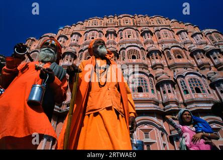 Jaipur - RajasthanIndia - asia; "Palazzo dei venti" nella "città rosa" (Jaipur) Foto Stock