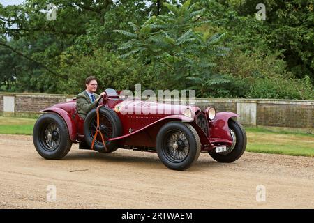 Alfa Romeo 8C-2300 Monza (1933), Concours of Elegance 2023, Hampton Court Palace, Londra, Regno Unito, Europa Foto Stock