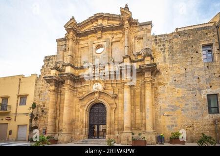 Chiesa di Sant'Ignazio a Mazara del Vallo, comune nel sud-ovest della Sicilia, Italia, Europa. Foto Stock