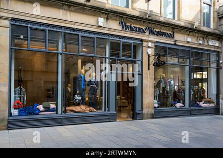 Vivienne Westwood Shop, Glasgow, Scozia, Regno Unito, Europa Foto Stock