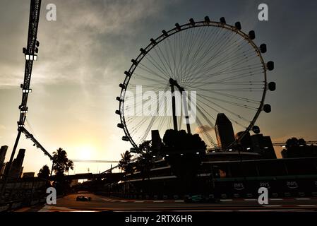 Singapore, Singapore. 15 settembre 2023. Lance Walk (CDN) Aston Martin F1 Team AMR23. Formula 1 World Championship, Rd 16, Gran Premio di Singapore, venerdì 15 settembre 2023. Circuito di Marina Bay Street, Singapore. Crediti: James Moy/Alamy Live News Foto Stock