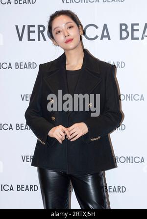 15 settembre 2023 – Seul, Corea del Sud: L'attrice sudcoreana Cha Joo-Young, partecipa a un Photo call per il Veronica Beard Photocall Event a Seul, Corea del Sud, il 15 settembre 2023. (Foto di: Lee Young-ho/Sipa USA) Foto Stock