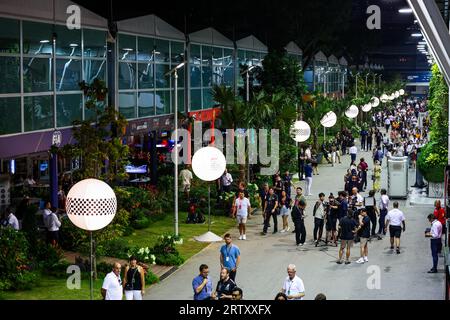 Singapore, Singapour. 15 settembre 2023. Durante il Gran Premio di Singapore 2023 di Formula 1, 15° round del Campionato Mondiale di Formula 1 2023 dal 15 al 17 settembre 2023 sul circuito di Marina Bay Street, a Singapore - foto Florent Gooden/DPPI Credit: DPPI Media/Alamy Live News Foto Stock