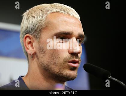 Dortmund, Deutschland. 11 settembre 2023. Firo: 09/11/2023 calcio, calcio, stagione 2023/2024 Francia allenamento allenatore conferenza stampa, ritratto Antoine Griezmann credito: dpa/Alamy Live News Foto Stock