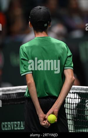 Durante la finale di Coppa Davis tra Italia e Canada all'Unipol Arena di Bologna, Italia Tennis (Cristiano Mazzi/SPP) credito: SPP Sport Press Photo. /Alamy Live News Foto Stock