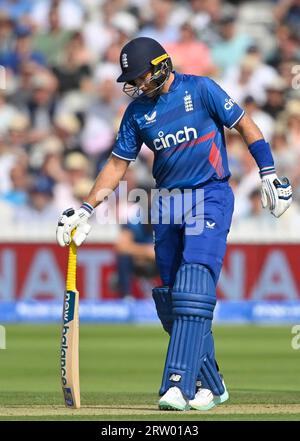 Londra INGHILTERRA - 15 settembre 2023 : Joe Root of England durante il quarto incontro internazionale della Metro Bank One Day tra Inghilterra e nuova Zelanda al Lord's Cricket Ground . Londra Foto Stock