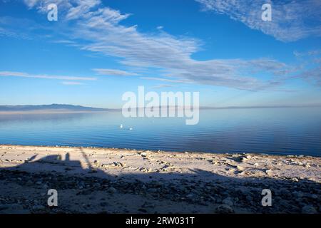 Desert Shores, California, USA. 29 dicembre 2016. Il Mare di Salton dalla comunità di Desert Shores sul lato ovest del mare. (Immagine di credito: © Ian L. Sitren/ZUMA Press Wire) SOLO USO EDITORIALE! Non per USO commerciale! Foto Stock