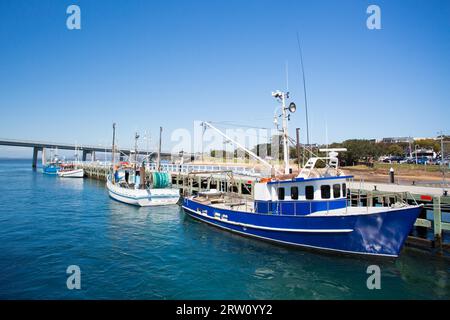 SAN REMO, DEC 14: San Remo è un pittoresco villaggio di pescatori sulla strada per Philip Island, Victoria, Australia Foto Stock