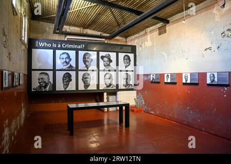 Il vecchio forte, la prima prigione di Johannesburg sulla Constitution Hill, Hillbrow, Johannesburg, provincia di Gauteng, Sudafrica Foto Stock