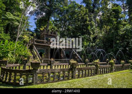 MENA Creek, Australia, 5 maggio 2015: Il castello a Paronella Park nel Queensland, Australia Foto Stock