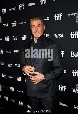 15 settembre 2023 - Toronto, Ontario, Canada - Sylvester Stallone. 2023 Toronto International Film Festival - "in Conversation with Sylvester Stallone" tenutosi al TIFF Bell Lightbox. Credito fotografico: Brent Perniac/AdMedia/MediaPunch credito: MediaPunch Inc/Alamy Live News Foto Stock