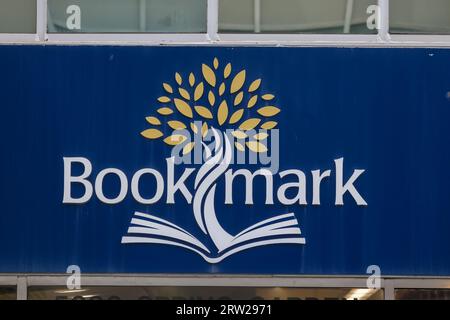 Segnalibro Archivio libri. Libreria indipendente di proprietà locale presente a Charlottetown e Halifax. HALIFAX, NUOVA SCOZIA, CANADA Foto Stock