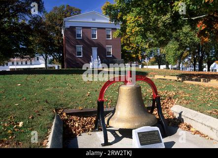 Tribunale di Mt Pulaski, tribunale di Mt Pulaski, sito storico statale, Illinois Foto Stock