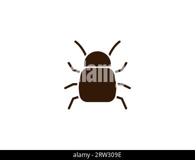 Insetti, insetti, icona animale. Illustrazione vettoriale. Illustrazione Vettoriale