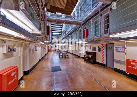 Peterhead Prison Museum, Aberdeenshire, Scozia, interno tipico piano terra Foto Stock