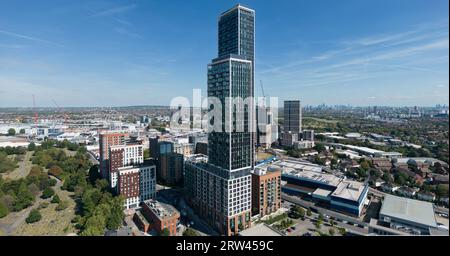 North Acton fa parte di Acton nella parte ovest di Londra, ed è all'interno del London Borough of Ealing Foto Stock