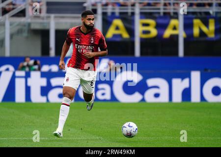 Ruben Loftus-Cheek (AC Milan) durante il campionato italiano di serie A partita tra FC Internazionale e AC Milan il 16 settembre 2023 allo stadio Giuseppe Meazza di Milano Foto Stock