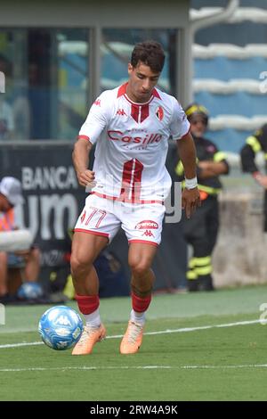 Pisa, Italia. 16 settembre 2023. Gregorio Morachioli (Bari) durante la partita di Pisa SC vs SSC Bari, serie B a Pisa, Italia, 16 settembre 2023 crediti: Agenzia fotografica indipendente/Alamy Live News Foto Stock