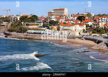 Panoramica località turistica di Estoril in Portogallo Foto Stock