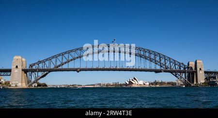 La vista dal punto McMahons in Lavender Bay, Sydney, Australia Foto Stock