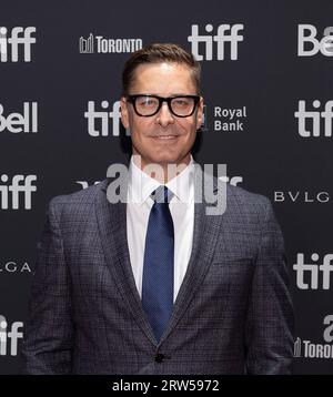 Toronto, Canada. 16 settembre 2023. Sean Stuart partecipa alla premiere di 'Sly' durante il Toronto International Film Festival 2023 alla Roy Thomson Hall il 16 settembre 2023 a Toronto, Ontario. Foto: PICJER/imageSPACE credito: Imagespace/Alamy Live News Foto Stock