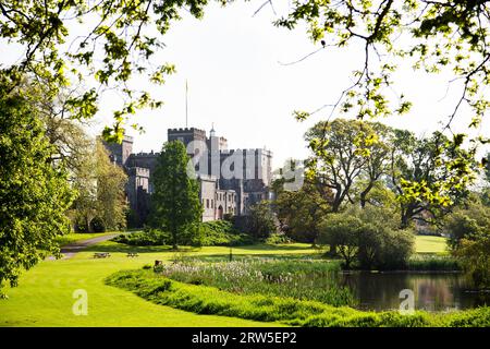 Il castello di Powderham Exeter Foto Stock
