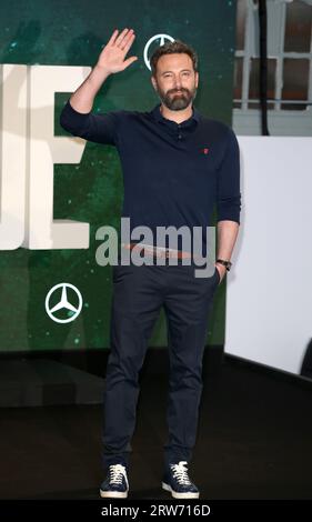 Londra, Regno Unito. 4 novembre 2017. Ben Affleck partecipa al servizio fotografico "Justice League" al College di Londra. (Foto di Fred Duval/SOPA Images/Sipa USA) credito: SIPA USA/Alamy Live News Foto Stock