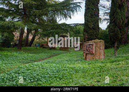 11 novembre 2022 a Roma, Italia - la Chiesa all'aperto presso il Santuario della Madonna del Divino amore Foto Stock