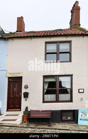 Captain Cooks Cottage, Staithes, North Yorkshire, Regno Unito Foto Stock