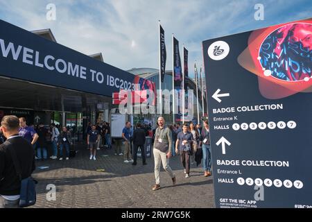 IBC 2023 Amsterdam RAI Convention Centre International Broadcasting Convention Center Foto Stock