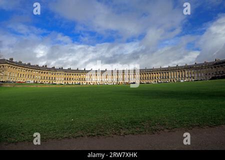 Royal Crescent, città di Bath, Inghilterra. Settembre 2023 Foto Stock