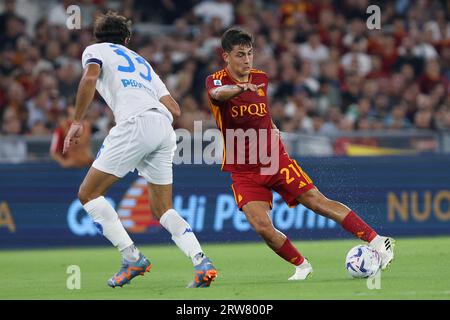 Roma, Italie. 17 settembre 2023. Paulo Dybala di Roma in azione durante il campionato italiano di serie A partita tra AS Roma e Empoli il 17 settembre 2023 allo Stadio Olimpico di Roma, Italia - foto Federico Proietti/DPPI Credit: DPPI Media/Alamy Live News Foto Stock