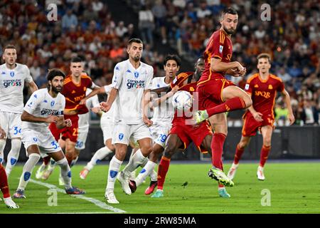 Roma, Italia. 17 settembre 2023. Durante la partita di serie A tra AS Roma e Empoli FC allo stadio Olimpico di Roma (Italia), 17 settembre 2023. Crediti: Insidefoto di andrea staccioli/Alamy Live News Foto Stock