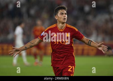 Roma, Italia. 17 settembre 2023. Durante la quarta giornata del Campionato di serie A tra A.S. Roma - Empoli F.C. il 17 settembre 2023 allo Stadio Olimpico di Roma, Italia. Credito: Agenzia fotografica indipendente/Alamy Live News Foto Stock