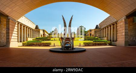 Gold Coast, QLD, Australia - installazione artistica presso la Bond University Foto Stock