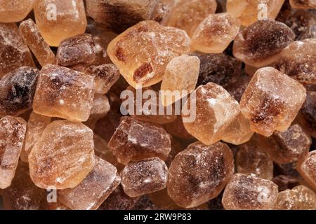 Chrystals di Candi Sugar, Rock Sugar Foto Stock