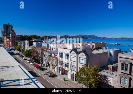 San Francisco, USA, 11 febbraio 2013: San Francisco Streets and Architecture in California, USA Foto Stock