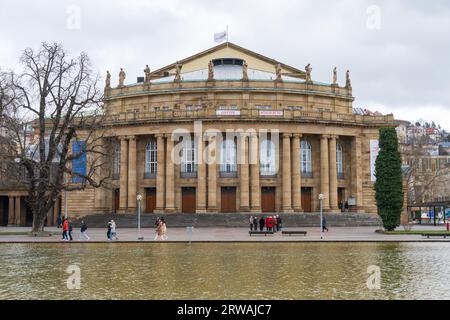 Lo Staatstheater Stuttgart (Staatstheater Stuttgart), il Teatro dell'Opera in Germania Foto Stock