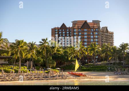 Aulani Resort Hotel, Ko Olina, Oahu, Hawaii Foto Stock