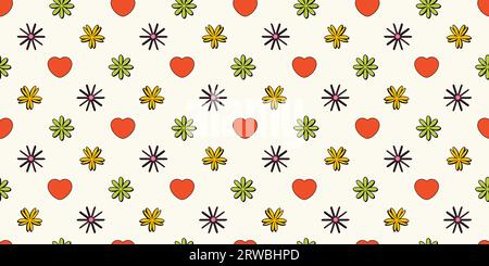 Elementi grafici astratti pattern senza cuciture. Figure minimaliste in stile bauhaus memphis alla moda. Sfondo vettore. Illustrazione Vettoriale