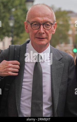 Londra Regno Unito. 18 settembre 2023 . Pat McFadden, Cancelliere ombra del Ducato di Lancaster e deputato laburista per Wolverhampton South East. Credit amer ghazzal/Alamy Live News Foto Stock