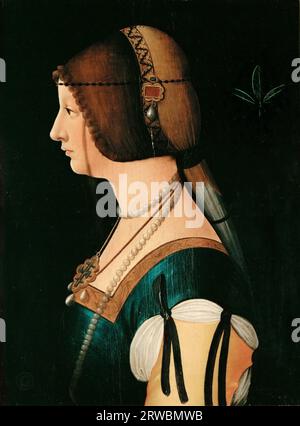 Bernardino de’ conti - Bianca Maria Sforza 1500-25 Foto Stock